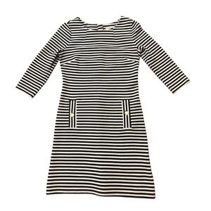 Lilly Pulitzer Black and White Striped Dress